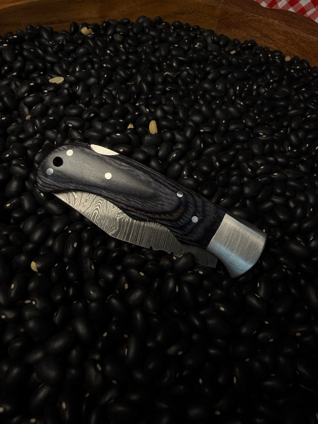 Handmade Pocket Knife- Black