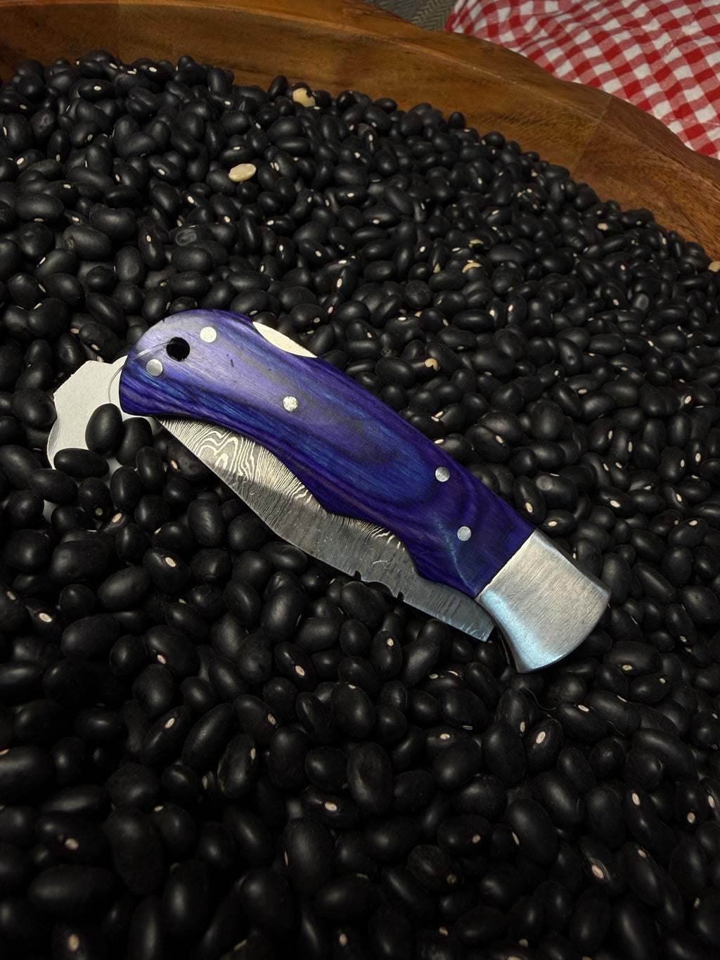 Handmade Pocket Knife- Royal Blue