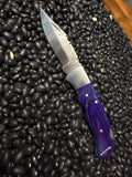 Handmade Pocket Knife- Royal Blue